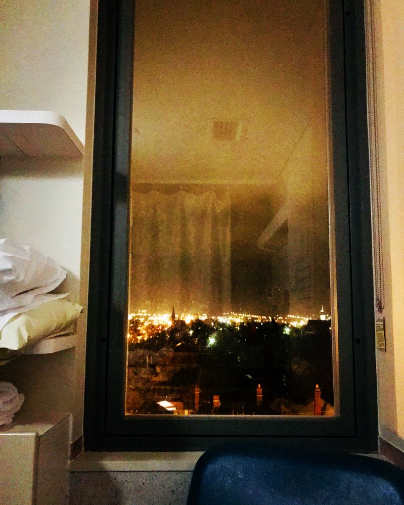Current view from hospital room